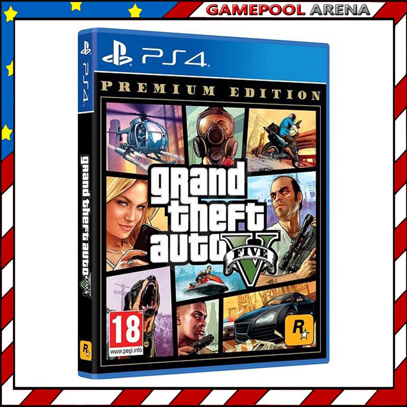 New Ps4 Grand Theft Auto V Gta 5 Premium Edition Shopee Malaysia
