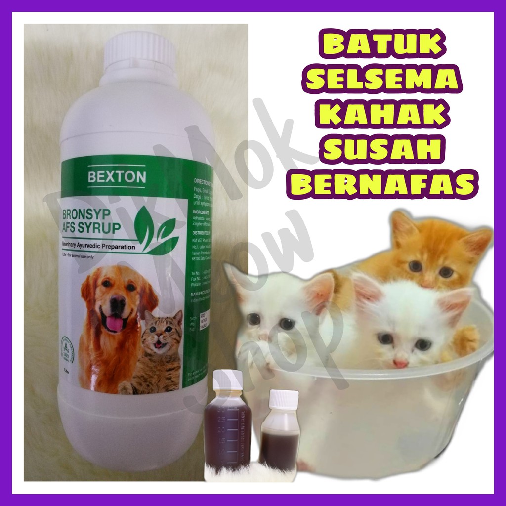 Buy BATUK SELSEMA KAHAK KUCING ANJING BRONSYP BEXTON AFS SYRUP 