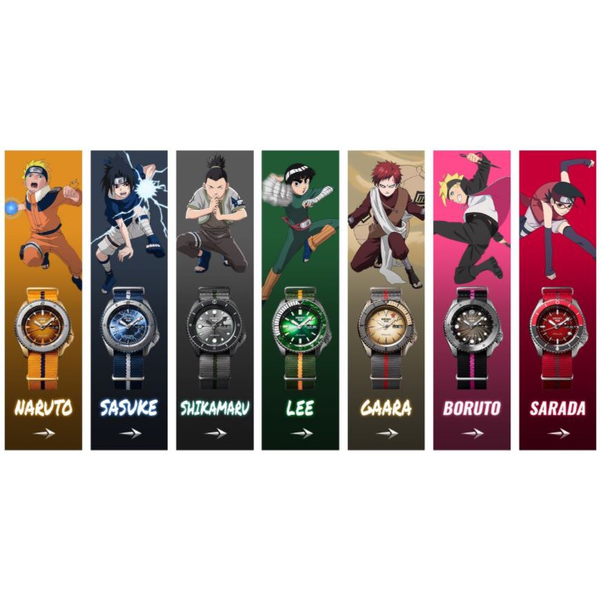 Seiko 5 Sports X Naruto Limited Edition Sasuke Uchiha Automatic Watches  SRPF69K1 | Shopee Malaysia