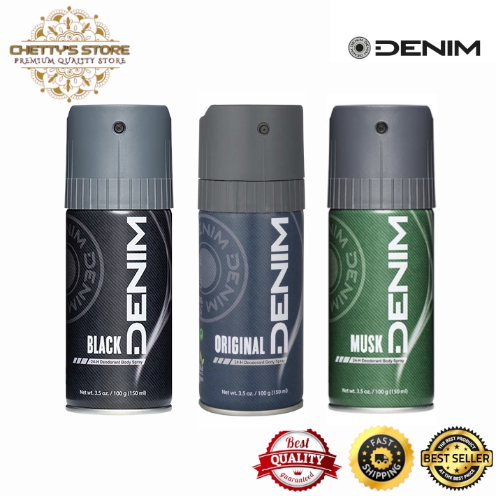 Denim Original Deodorant Body Spray 150ml Shopee Malaysia