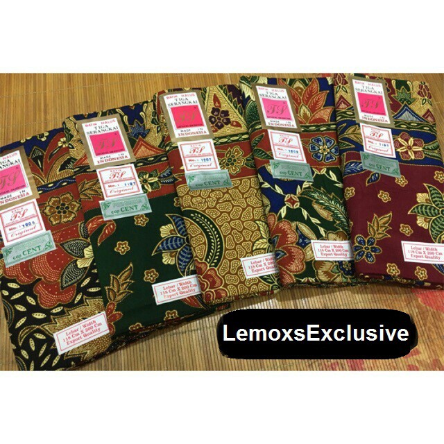 Kain Sarung Batik Asli Jawa Indonesia Ori No Batik Serangkai Batik Asli No Shopee Malaysia