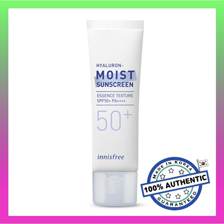innisfree HyaluronMoist Sunscreen Essence Texture SPF50+ PA++++ 50ml