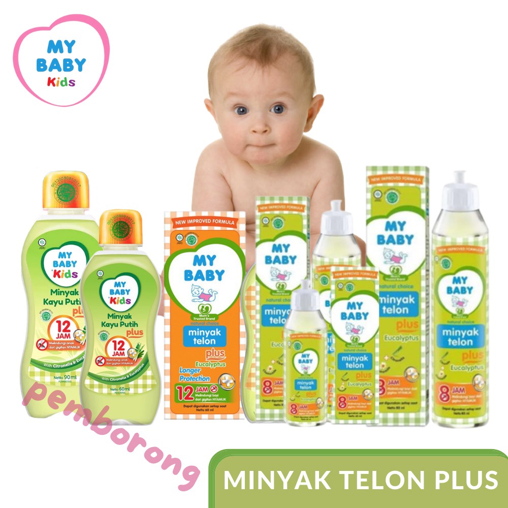 MINYAK TELON PLUS MYBABY EUCALYPTUS 60ML / 90ML / 150ML