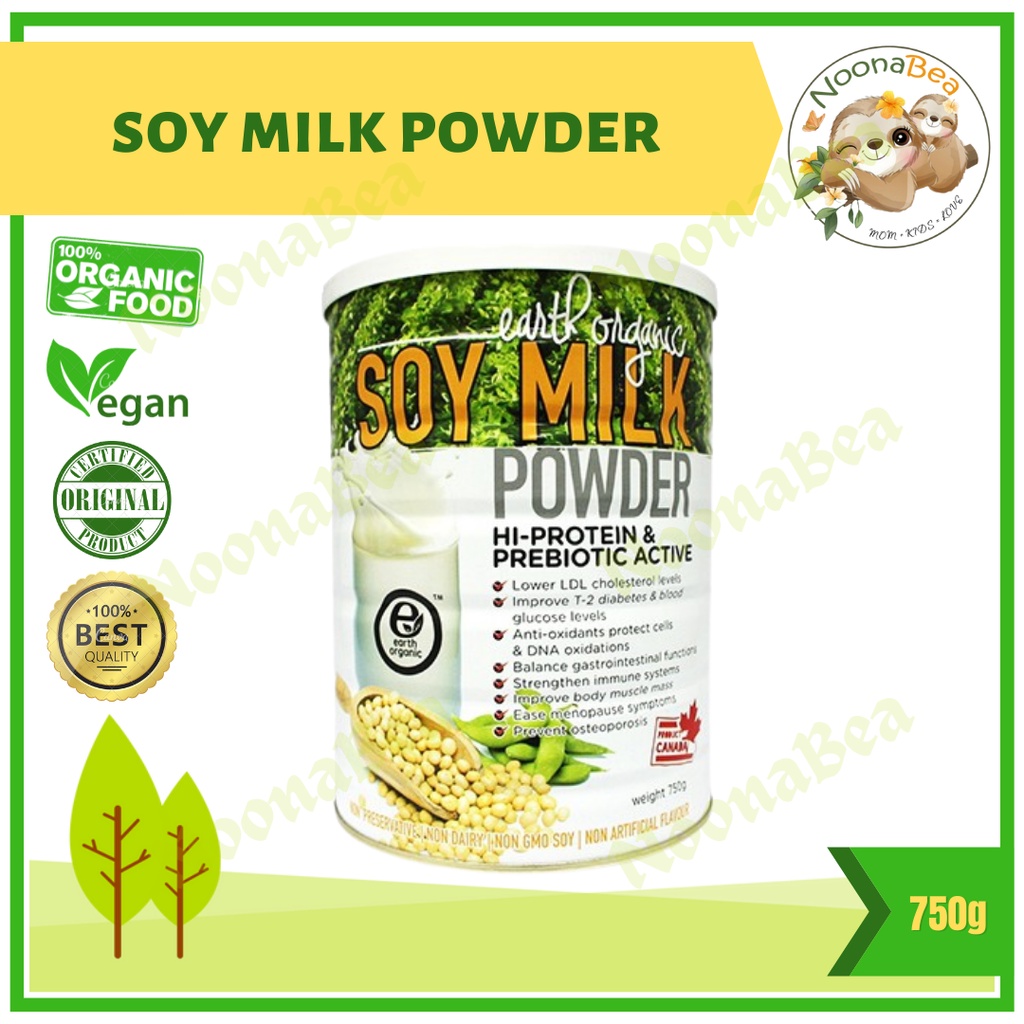 High Protein Soy Milk [ORIGINAL][750G] [EARTH LIVING] x [NOONA BEA] Shopee Malaysia