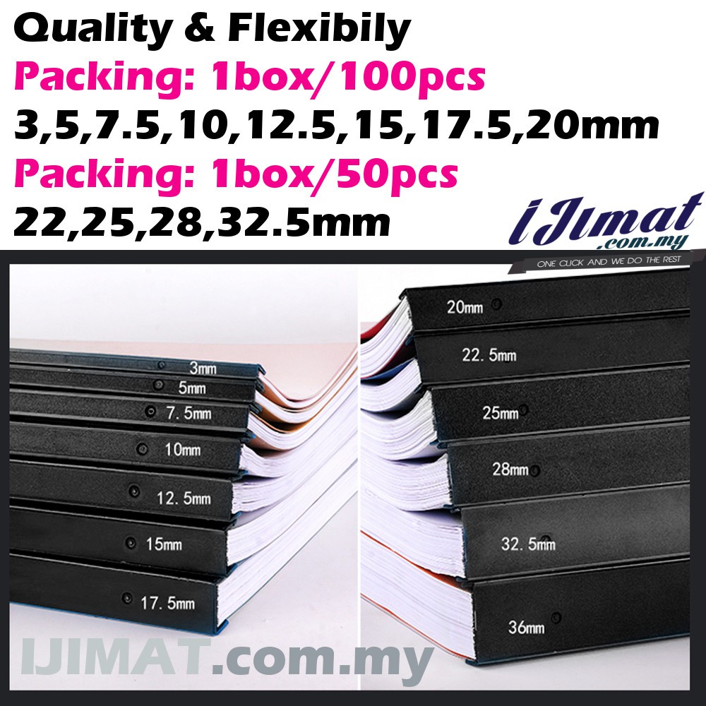 (LOOSE) Press Binder / Binding Strip / Lock Binder / Press Binding Comb