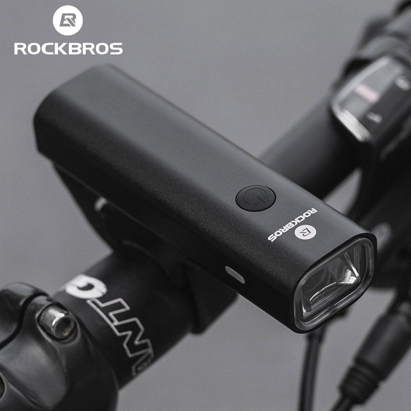 RockBros Waterproof Cycling Bicycle Head Front Light USB Rechargeable LED Light
