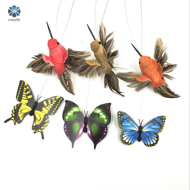 Versatile Have Funny Pet Toy Electric Rotating Bird/Butterfly Rod Cat Kitten Teaser Play Toys Essential - Image 3