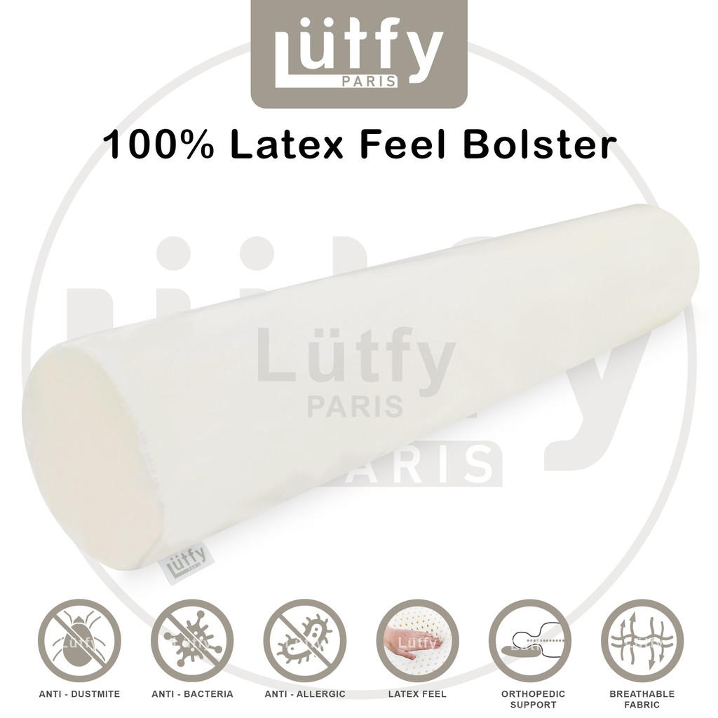 **Prestigious Quality** Lutfy Paris Latex Feel Bolster Medium Firm