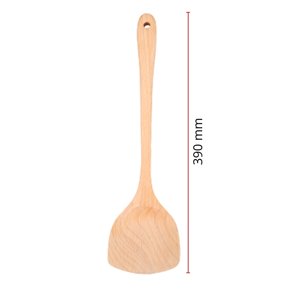 1PC Nonstick Wooden Spatula Wooden Spoon Beveled Spatula Straight Spatula Rice Spoon Soup Ladle Wooden Cooking Utensils