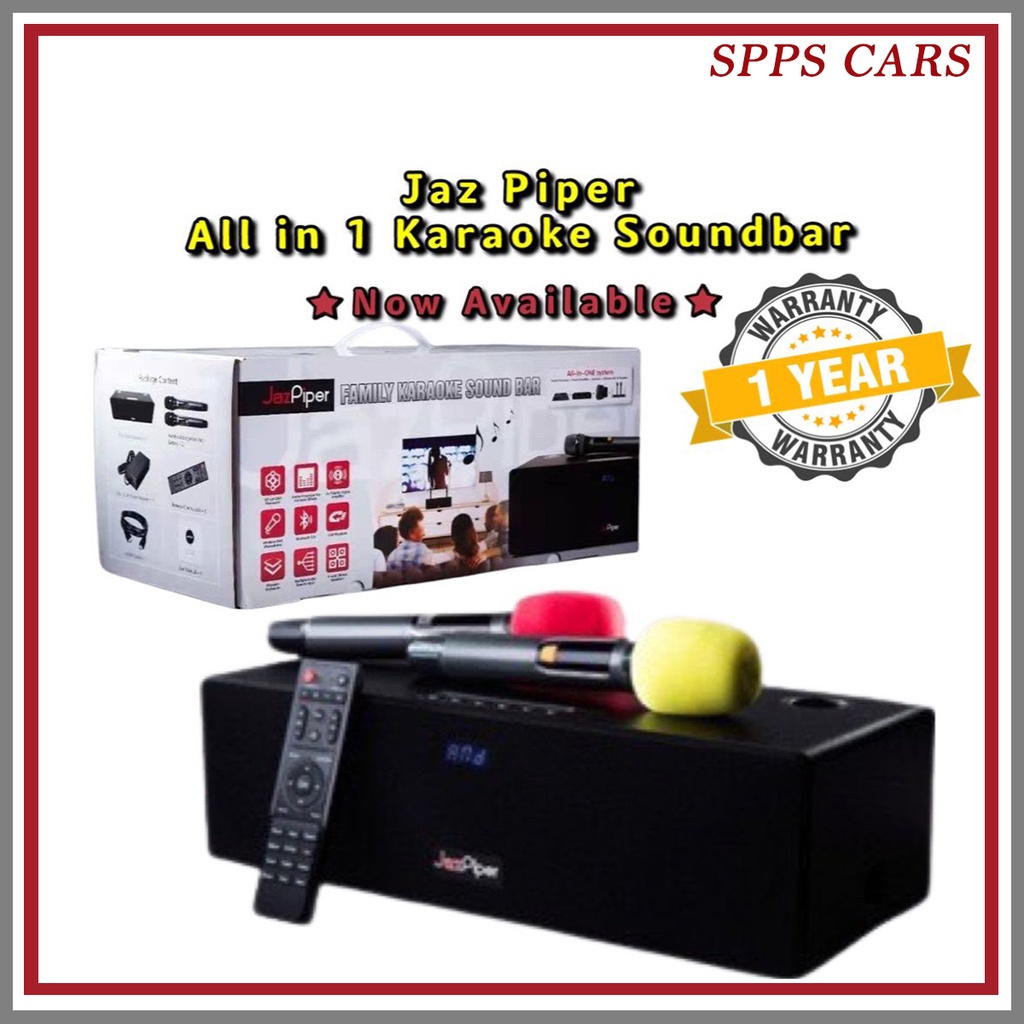 JazPiper Karaoke Sound Bar AllinOne Family WiFi KTV AutoRenewal Song