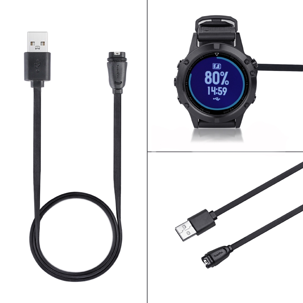 USB Charger Cable for Garmin Fenix 5 5X 5S Plus Venu sq Venu 2 2S ...