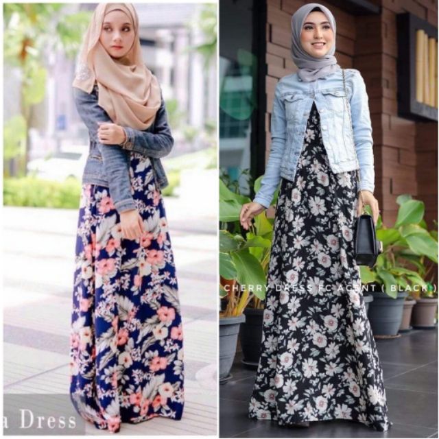 dress dan jaket jeans