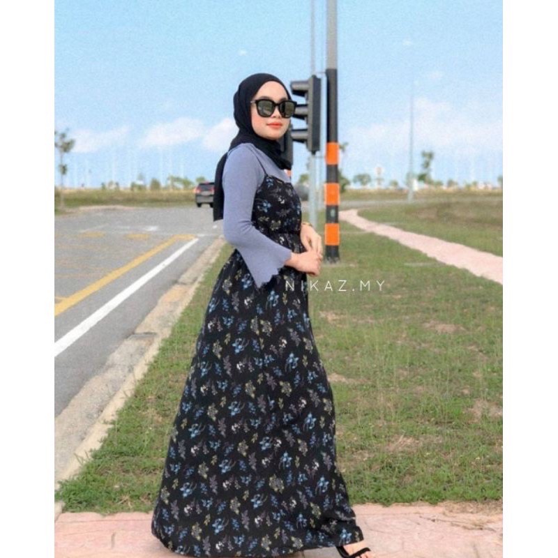 Baju mengandung sleevelessdress longdress murah Shopee Baju mengandung sleevelessdress longdress murah Shopee