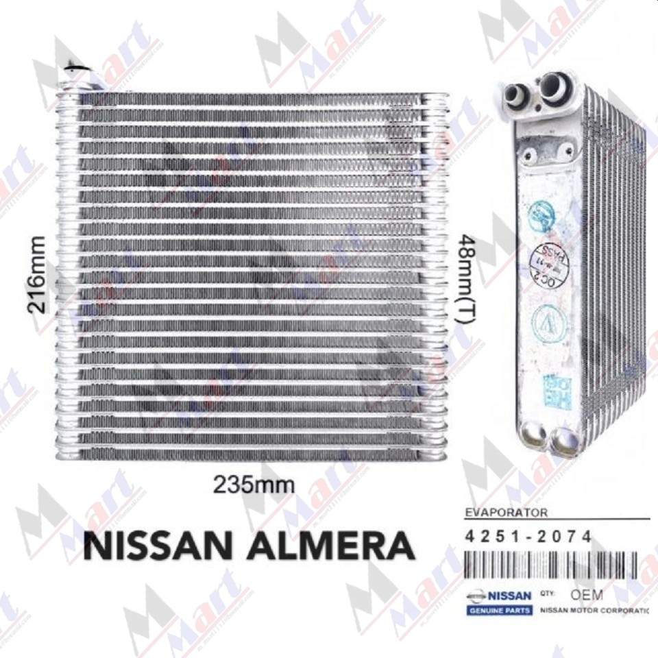 Nissan Almera 2012 2015 N17 Air Cond Cooling Coil Evaporator Original Apm Local New Shopee Malaysia