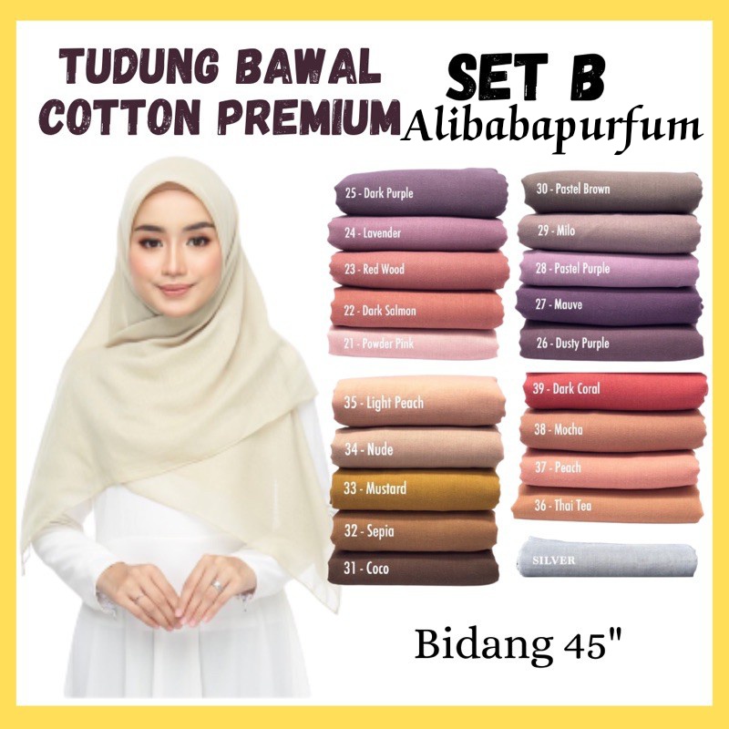 ?HOT SALE?Tudung Bawal Cotton Bidang 45 / Bawal Cotton / Tudung Bawal / Tudung Murah / Tudung VOLUME 2