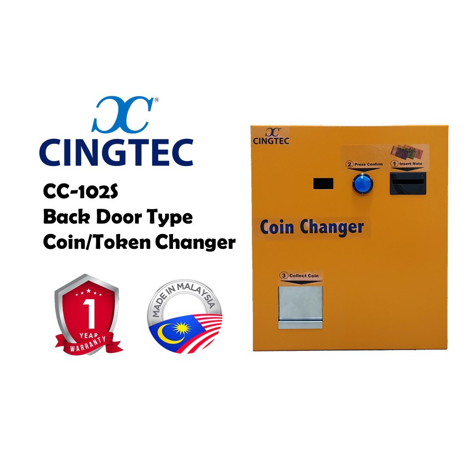 Cingtec Coin/ Token Changer CC-102S (Back door type)