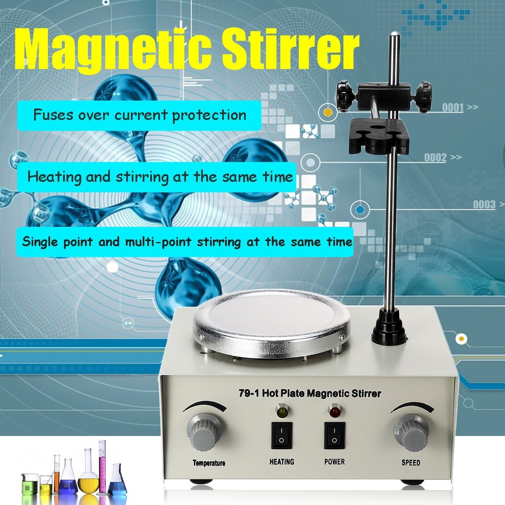 Hot Plate Stirrer with temperature and speed controller