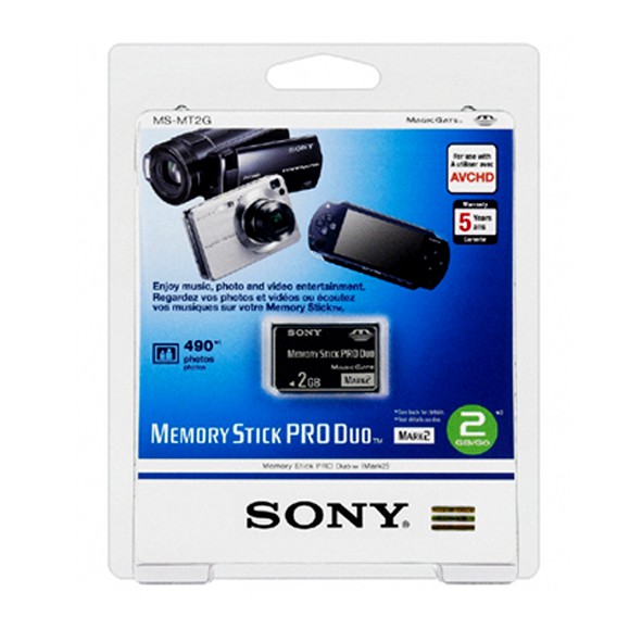Sony MXSM2GST/X Memory Stick Pro Duo Magicgate MSACM2 Adapter