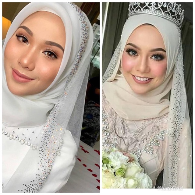  Veil  diamond nikah  sesuai utk nikah  Shopee Malaysia