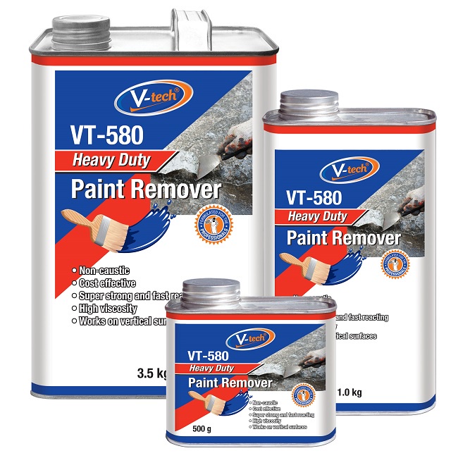 YY DiY VTECH VT580 Paint Remover Heavy Duty 500ml/ 1Liter Acid Cat