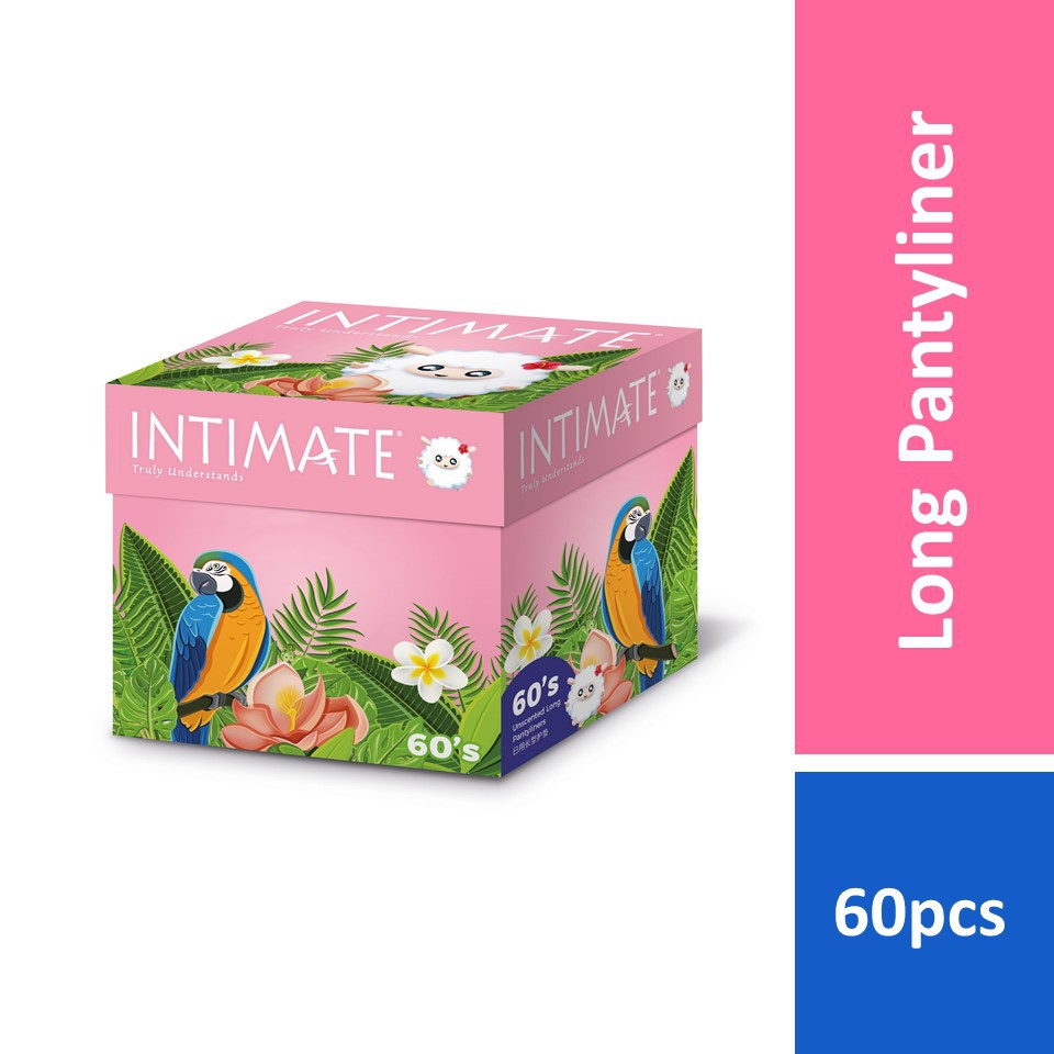 Intimate Long Pantyliner Box 60s | Shopee Malaysia