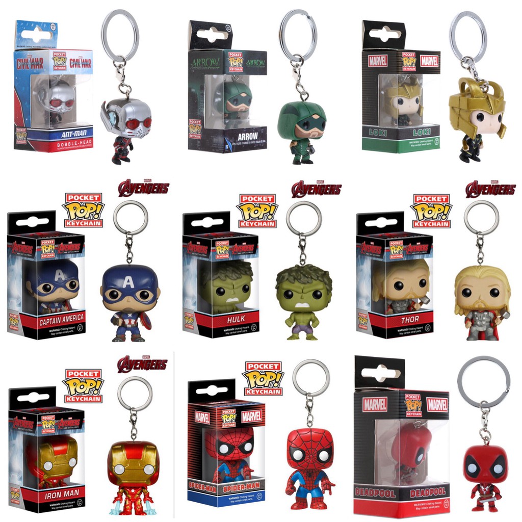 iron man funko pop keychain