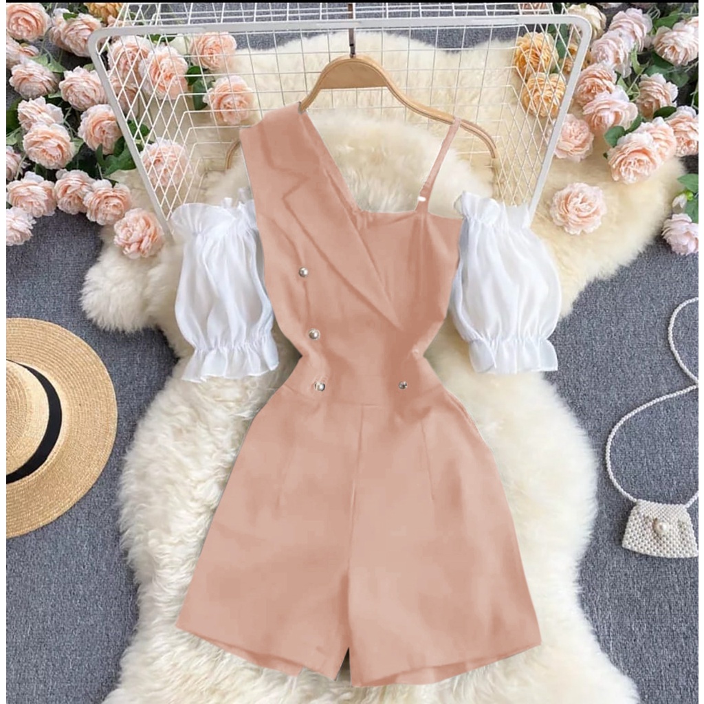 WSE390 - Mauren Jumpsuit UK Fit L To XL LD 100 CM PJ 100 CM PREMIUM QUALITY Jumpsuit Woman