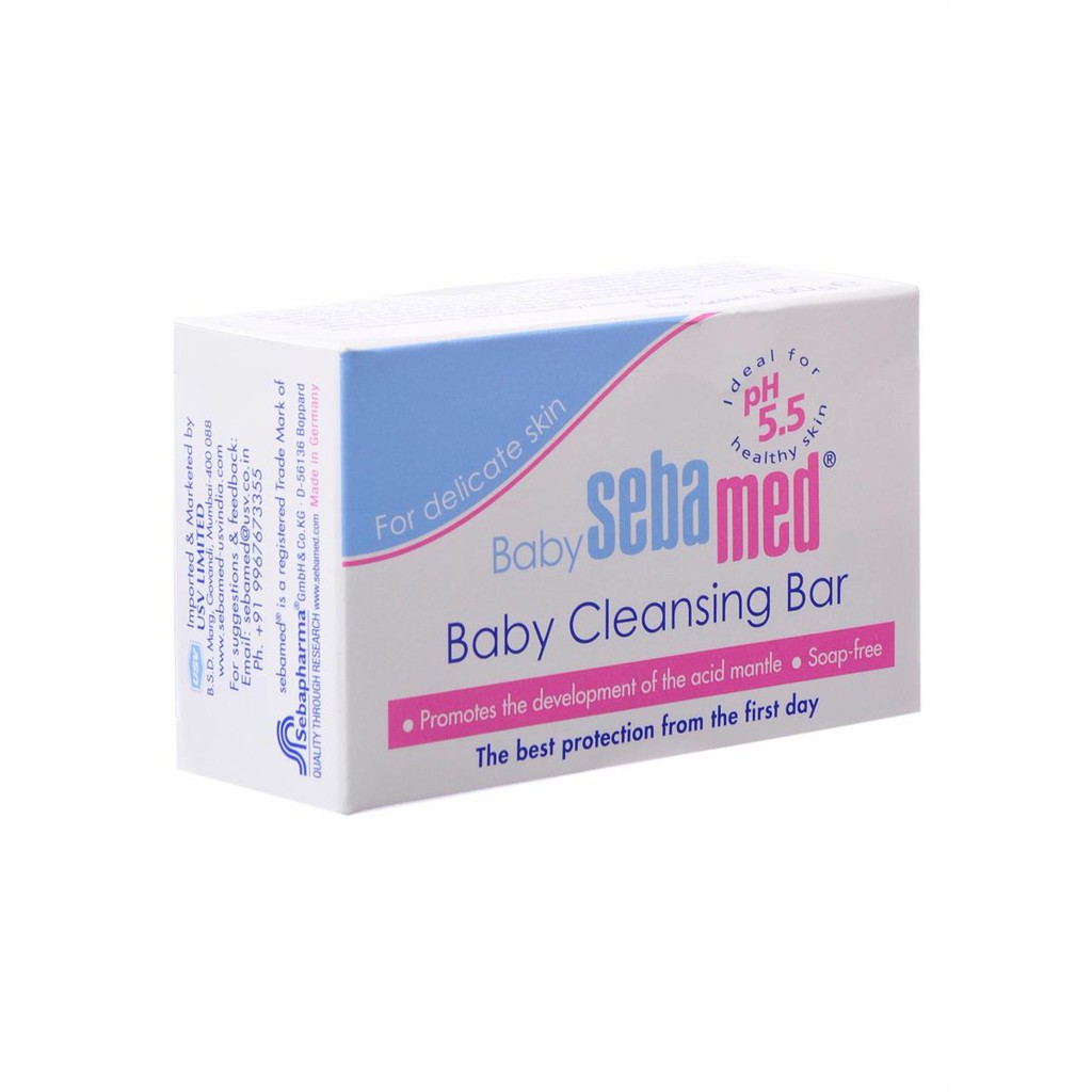 baby cleansing bar sebamed