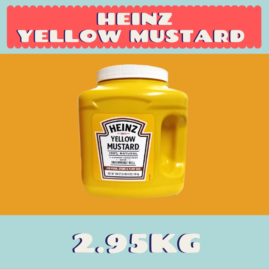 Heinz Yellow Mustard 2.95kg Shopee Malaysia
