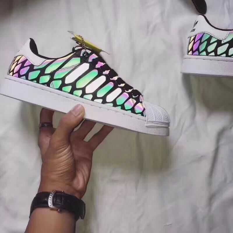 fashion adidas chameleon reflective sneakers