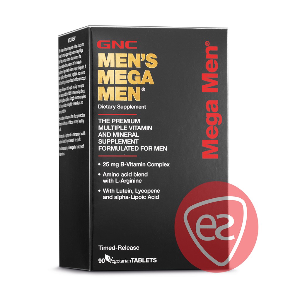 GNC MEN'S MEGA MEN TIMED-RELEASE VEGETARIAN TABLET 90S | Shopee Malaysia