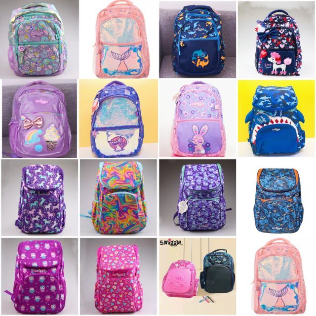 smiggle says backpack