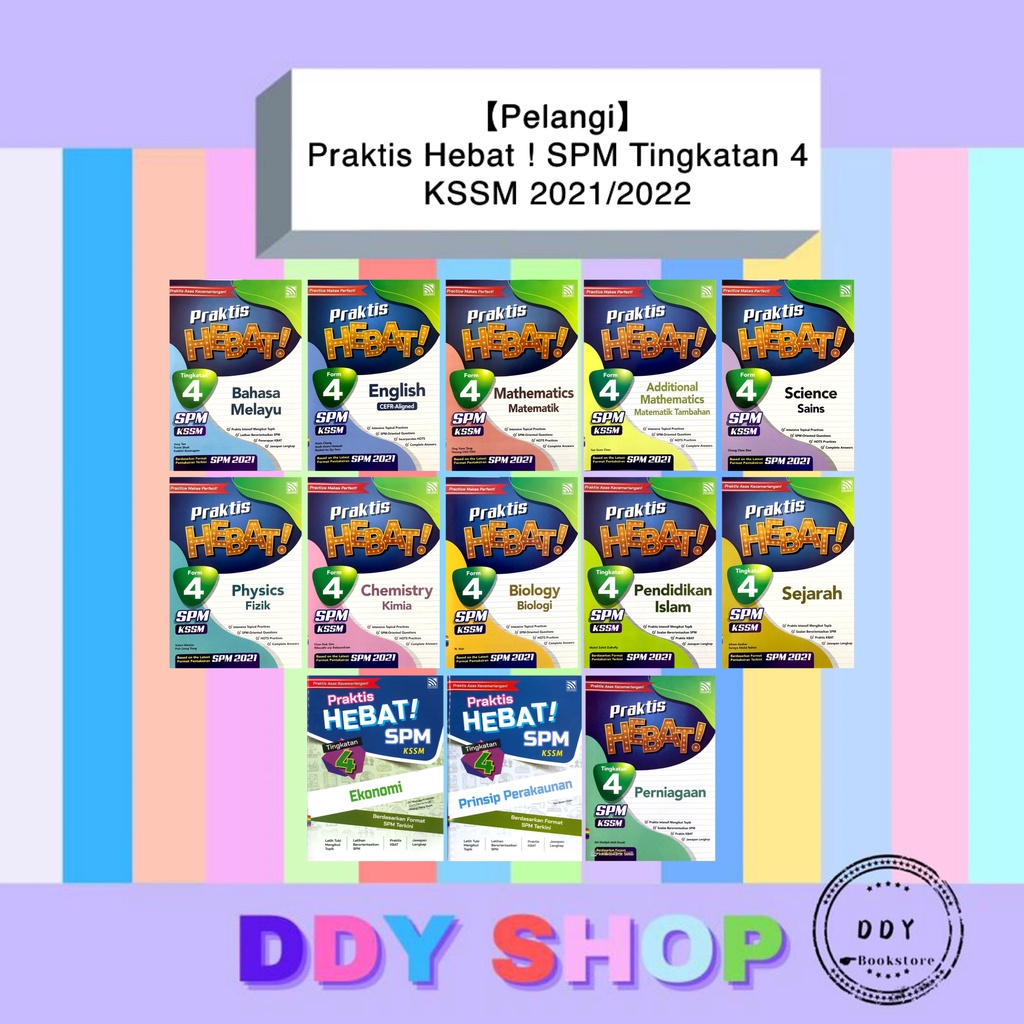 Buy 【Pelangi】Buku Latihan Praktis Hebat ! Tingkatan 4 SPM KSSM 2021