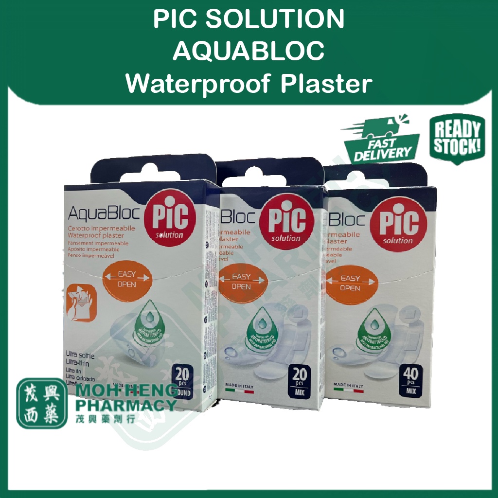 PIC SOLUTION AQUABLOC Waterproof Plaster (Round/Mix)