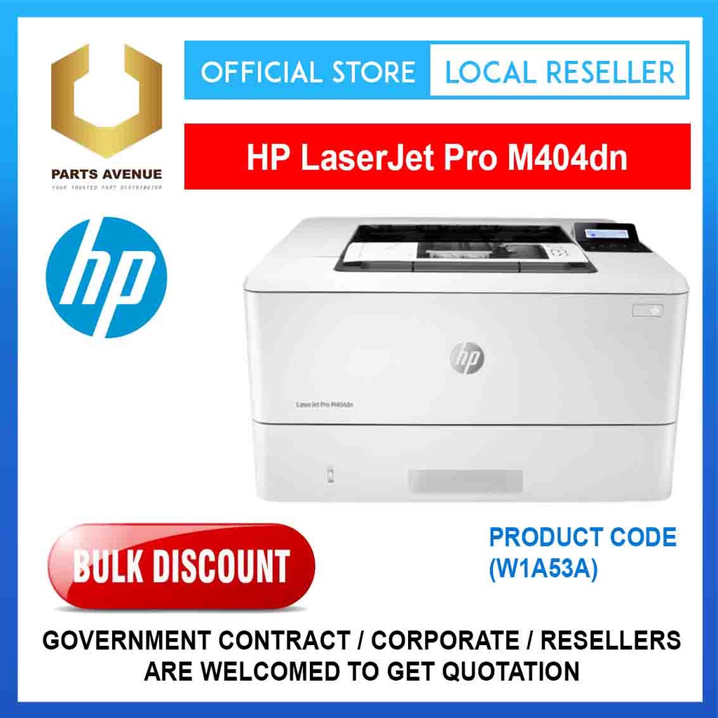 HP LaserJet Pro M404dn Printers (W1A53A) Shopee Malaysia