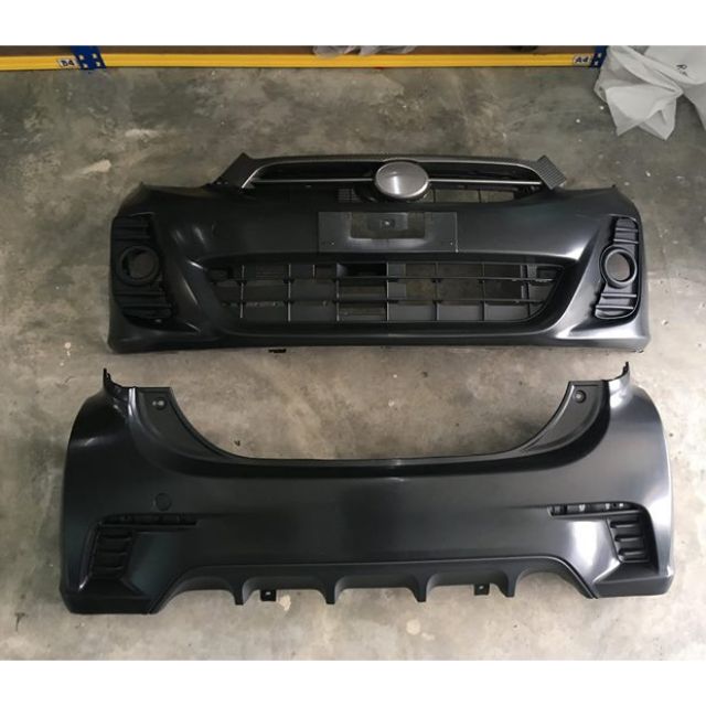 Ready Stok Perodua Myvi Se 2011 2014 Lagi Best Front Rear Bumper Set Bodykit Material Pp No Paint