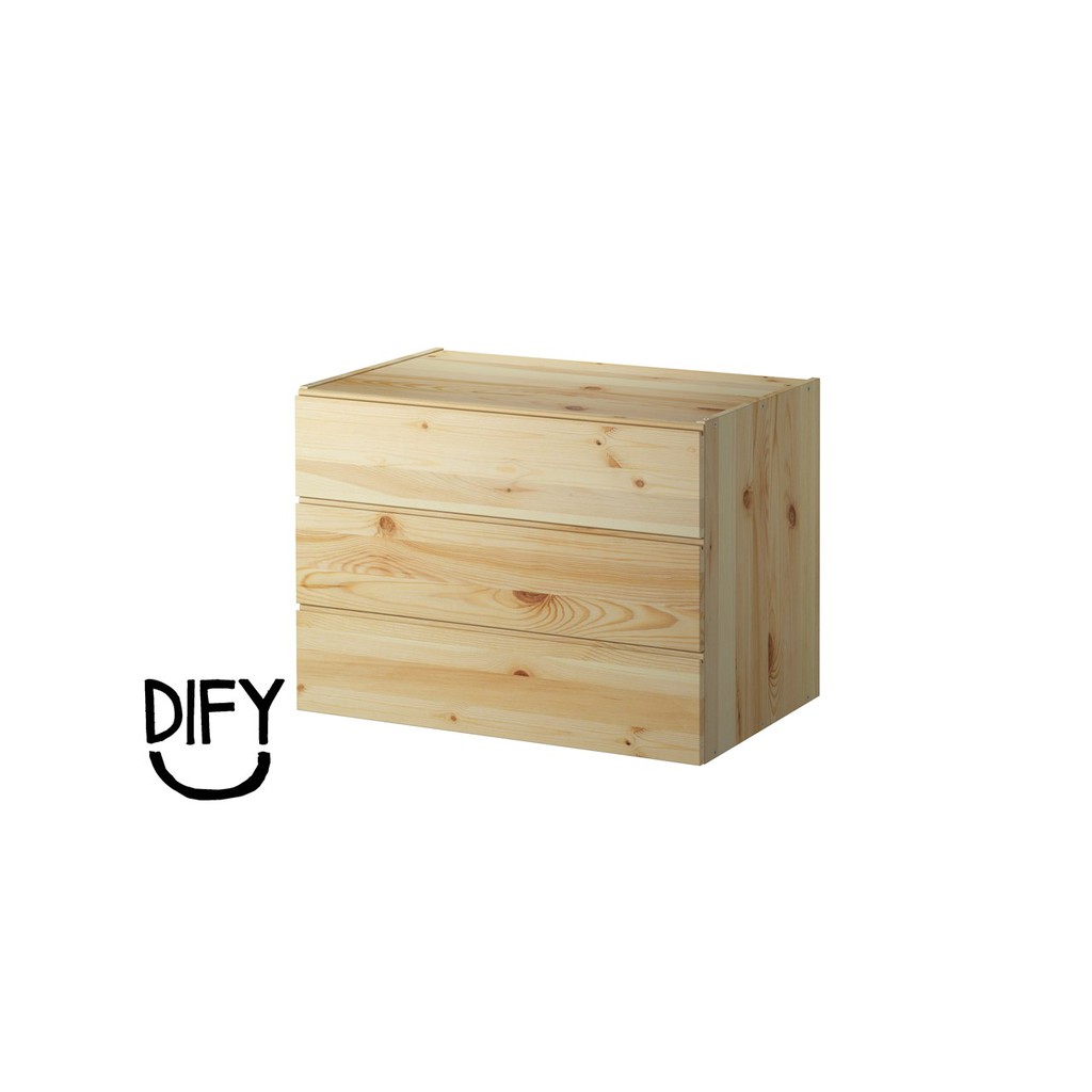 Ready Stock Ikea Ivar Chest Of 3 Drawers 80x57 Cm Shopee Malaysia