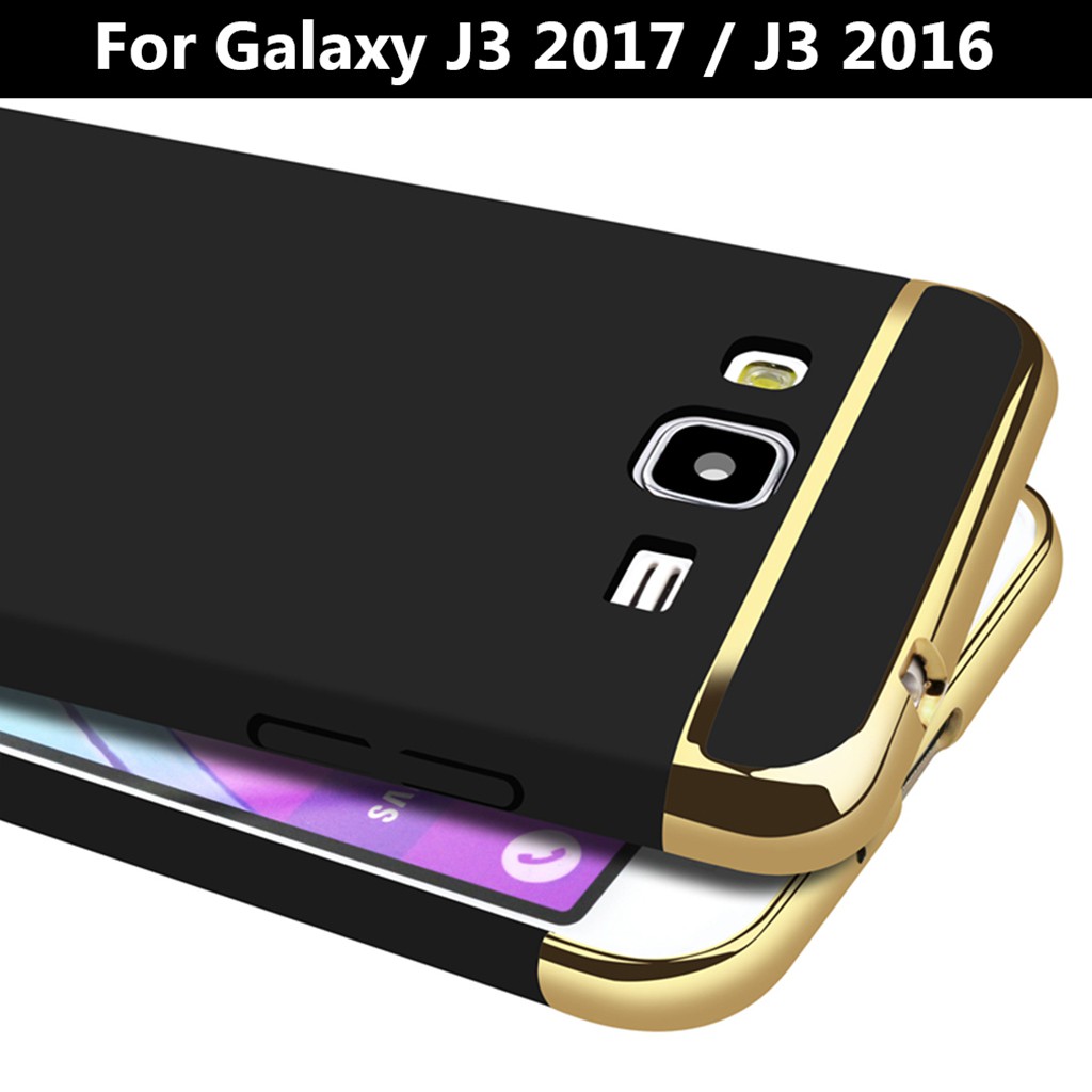 3 In 1 Cover Cases For Samsung Galaxy J3 J310 16 J3 17 Hard Plastic Casing Shopee Malaysia