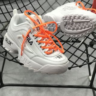 New Collection OFFwhite x FILA Disruptor ‖ Ready Stock women shoes size 36  - 41 | Shopee Malaysia