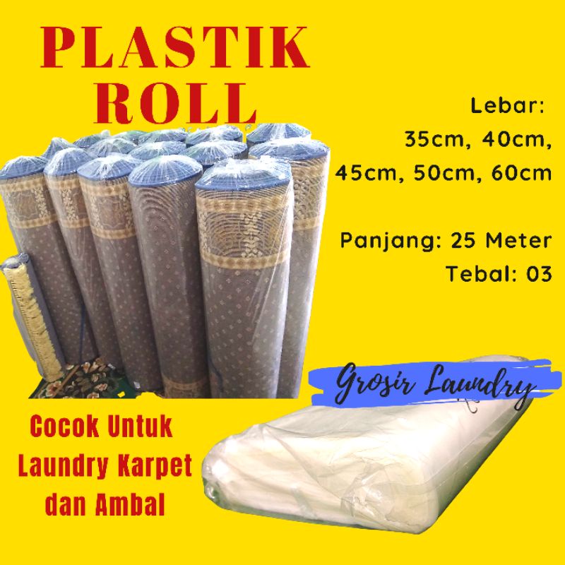 Plastic Roll Laundry Packing Carpet Wrapping Clothes Width 35cm 40cm   D439697b3bf9ee4743e59160926b13c2