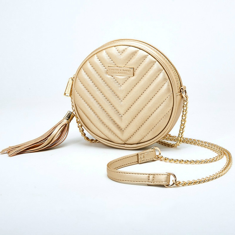 round shape sling bag