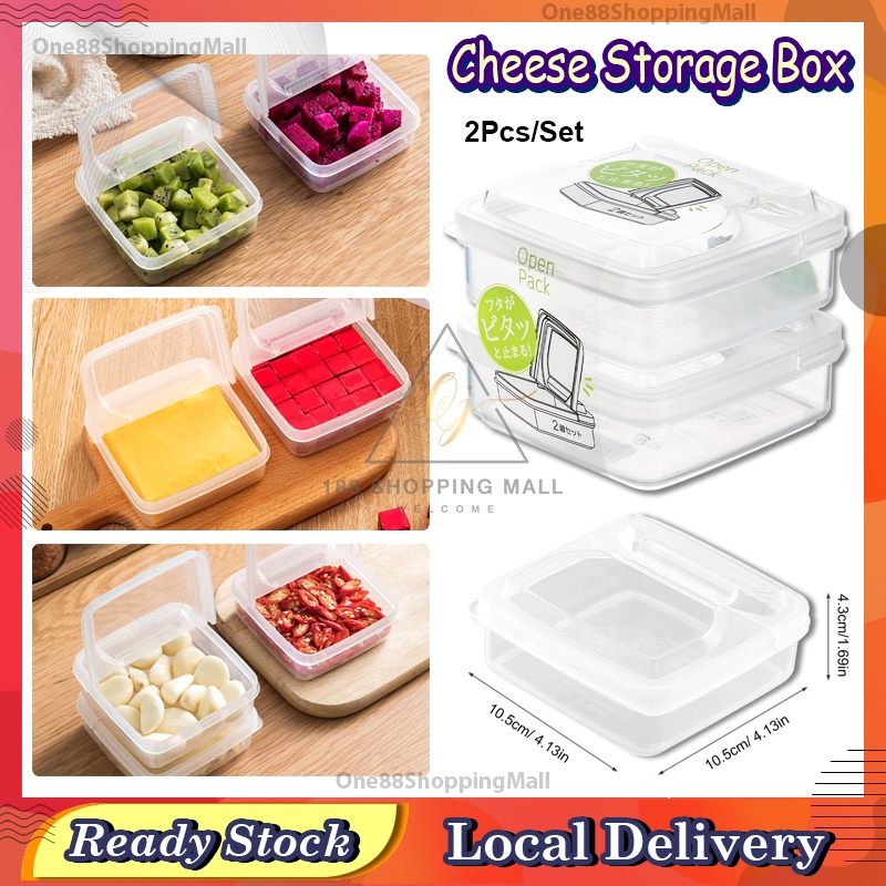 Butter Cheese Storage Box Portable Refrigerator Fruit Vegetable Freshkeeping Organizer Box