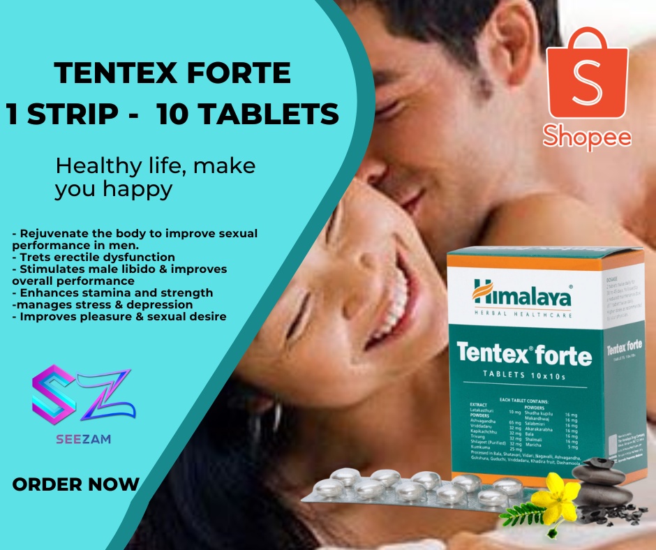 Himalaya Tentex Forte 10 S Natural Original 1 Strip Of 10 Tablets Shopee Malaysia