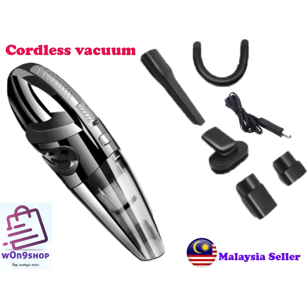 Wireless Cordless Vacuum Cleaner Portable Handheld Car Household Vacumn Cleaner 120W Dry Wet Vacuum 🔥Ready Stock 🔥