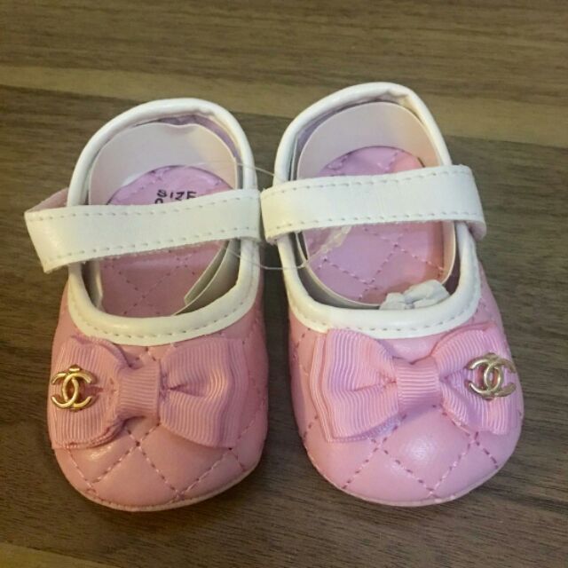 chanel baby shoes