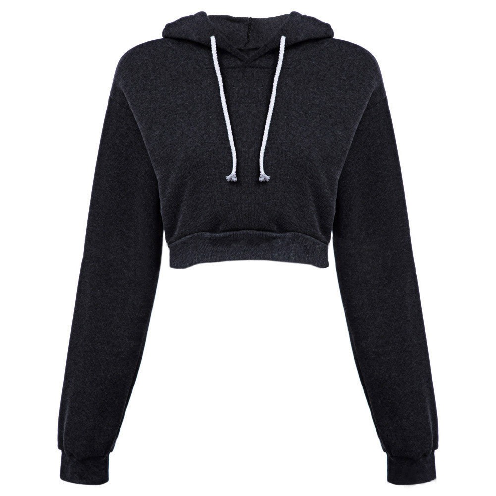 black short hoodie