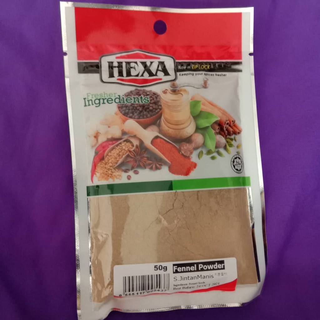 HEXA FENNEL POWDER HALAL Shopee Malaysia