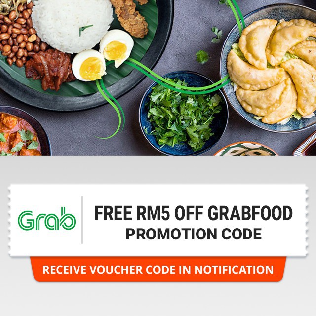 Grab Food RM5 Off Promotion Code | Shopee Malaysia