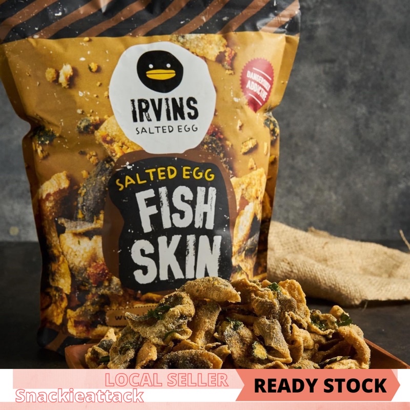 [READY STOCK Halal ] IRVINS Salted Egg Fish Skin / potato chips