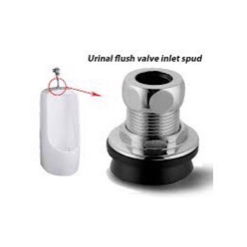 FULLY METAL URINAL FLUSH VALVE INLET SPUD & URINAL BOWL ‘S WALL BRACKET